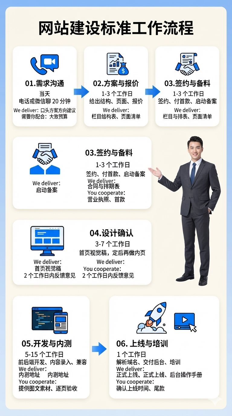 网站建设标准工作流程